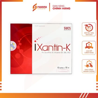 Siro bổ mắt IXantin-K [Astaxanthin & Vitamin B1, B6, B12]