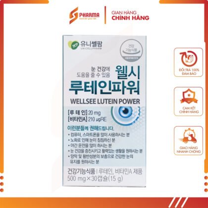 Viên bổ mắt Wellsee Lutein Power [KOREA]