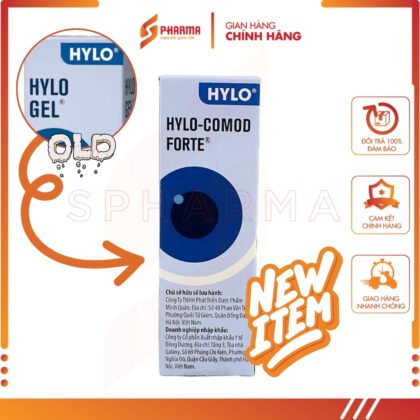 Dung dịch nhỏ mắt HYLO GEL ® nay là HYLO COMOD FORTE - URSAPHARM [ĐỨC] - Lọ 10ml - Van một chiều không chất bảo quản 10ml