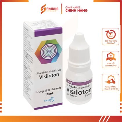 Dung dịch nhỏ mắt VISILOTON - Farmak ( Ukraine ) - Chính hãng [Lọ 10ml]