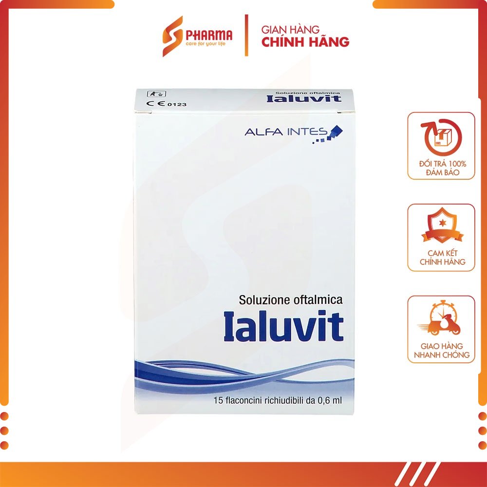 Dung dịch nhỏ mắt IALUVIT - ALFA INTES (Ý) - Không chất bảo quản