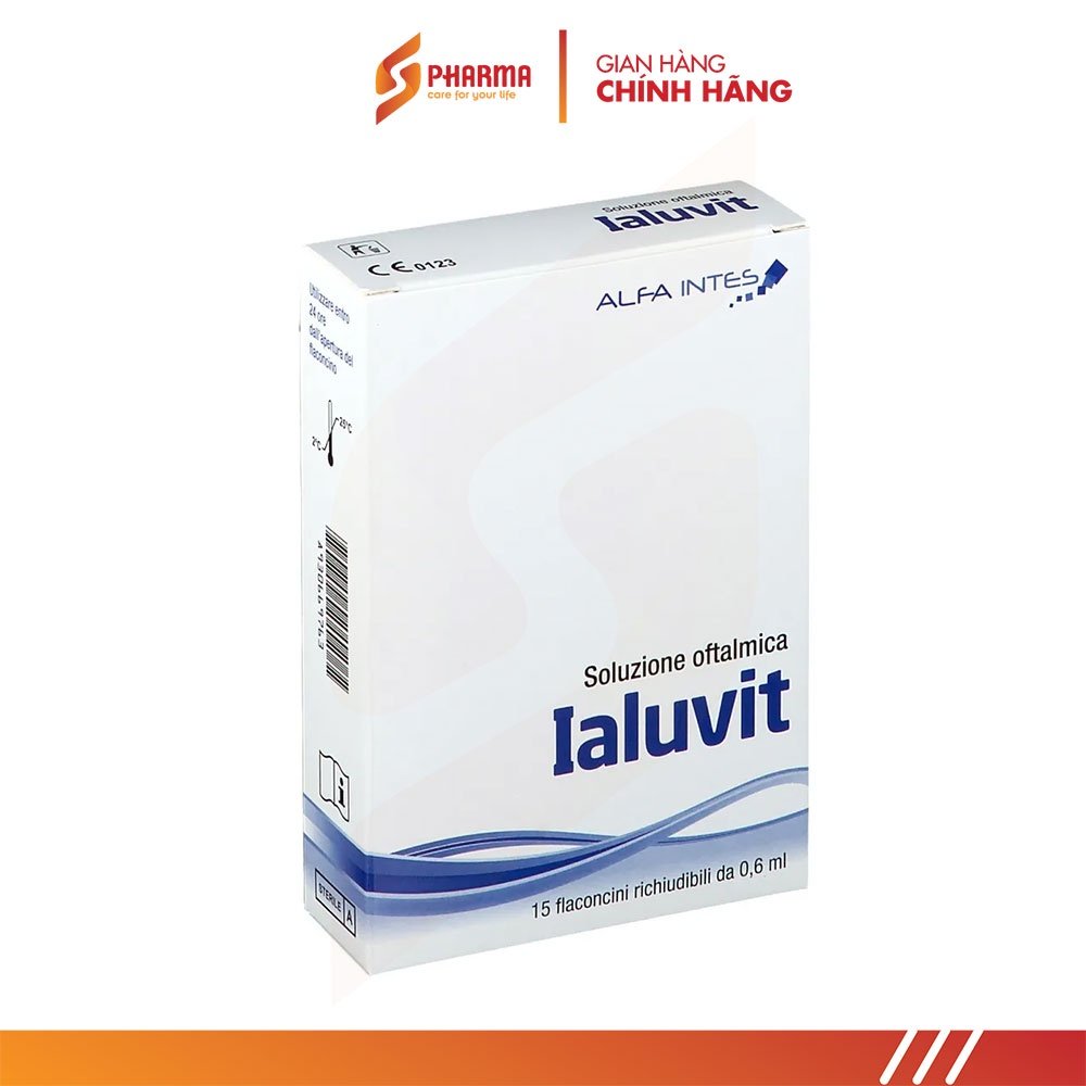 Dung dịch nhỏ mắt IALUVIT - ALFA INTES (Ý) - Không chất bảo quản