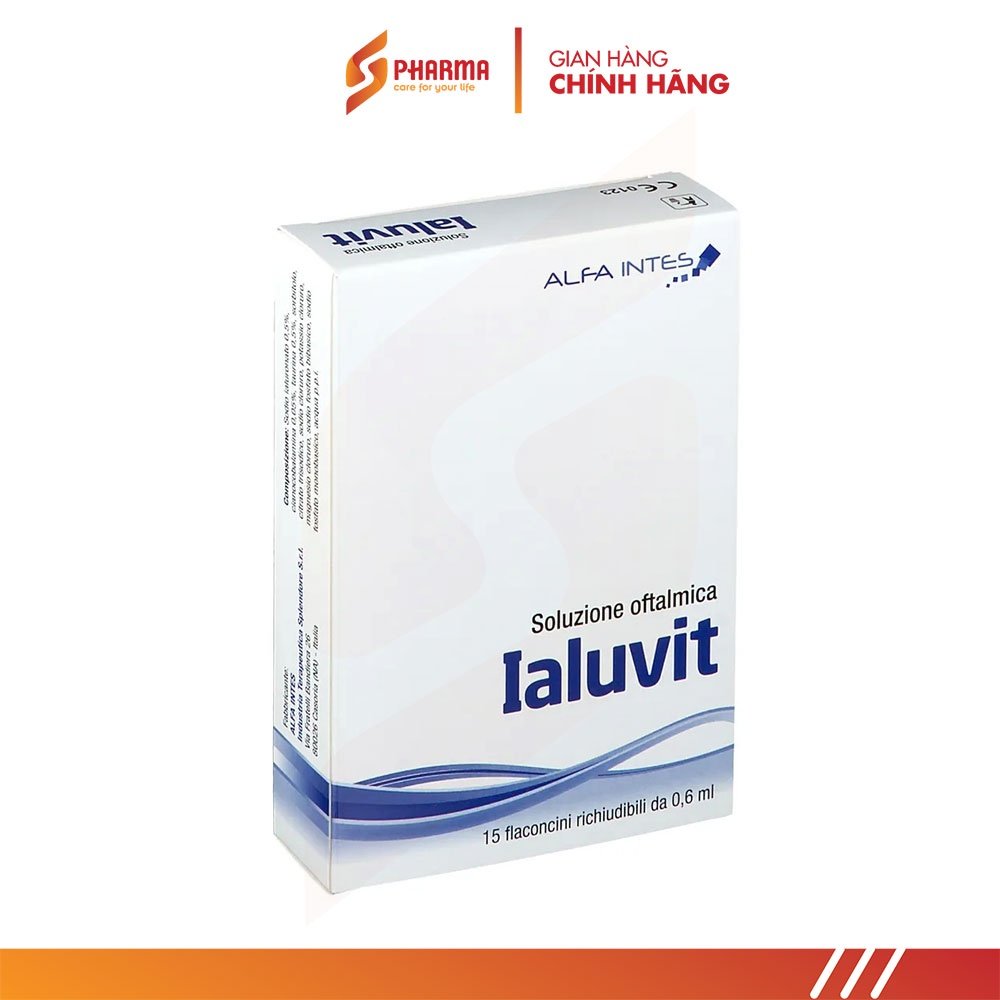 Dung dịch nhỏ mắt IALUVIT - ALFA INTES (Ý) - Không chất bảo quản