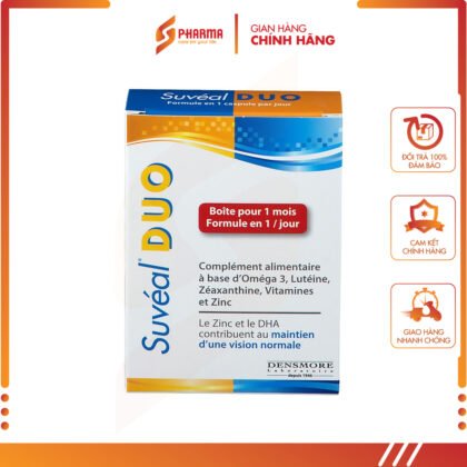 Viên bổ mắt, bổ não cao cấp SUVEAL DUO [Pháp] - DENSMORE