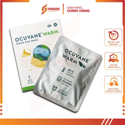 Miếng chườm ấm mắt OCUVANE WARM - Giải pháp hoàn hảo cho đôi mắt khô, mỏi mệt