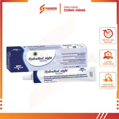 HYDRAMED NIGHT SENSITIVE – MỠ VITAMIN A TRA MẮT – FARMIGEA S.P.A [Ý] – 1 TUÝP X 5G