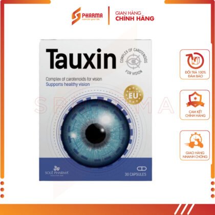 TAUXIN – Tăng cường thị lực và làm chậm quá trình lão hóa mắt – Lotos Pharma [Latvia] – Hộp 2 vỉ x 15 viên