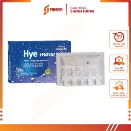 HYE MONO – Làm ẩm, bôi trơn mắt – Farmigea [Ý] – Hộp 20 tép x 0.5ml