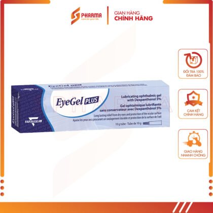 EYEGEL PLUS – Bôi trơn, làm dịu khô mắt và bảo vệ bề mặt nhãn cầu – Farmigea [Ý] – Tuýp x 10g