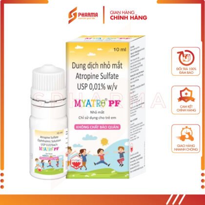 MYATRO PF 0.01% – Làm chậm quá trình tiến triển cận thị ở trẻ em – Renova Lifesciences [Ấn Độ] – 1 Lọ x 10ml