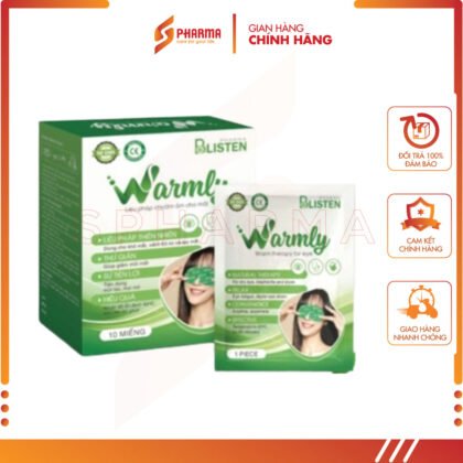 Miếng Chườm Ấm Mắt WARMLY – Giảm mệt mỏi, Thư Giãn Cho Mắt – Warmly [Trung Quốc] – Hộp x 10 miếng