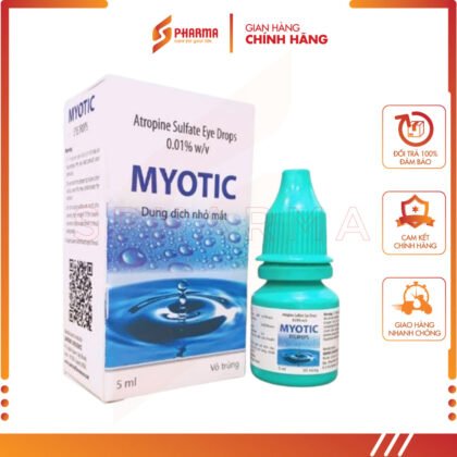 MYOTIC 0.01% – Kiểm soát cận thị tiến triển – Renova Lifesciences [Ấn Độ] – Lọ x 5ml