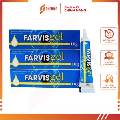 FARVIS GEL – Làm dịu mắt, giảm khô mắt – Farmigea [Ý] – Tuýp x 10g