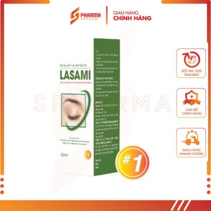 Dung dịch vệ sinh bờ mi LASAMI – Giảm viêm nhiễm bờ mi – Abipha [Việt Nam] – Lọ x 50ml