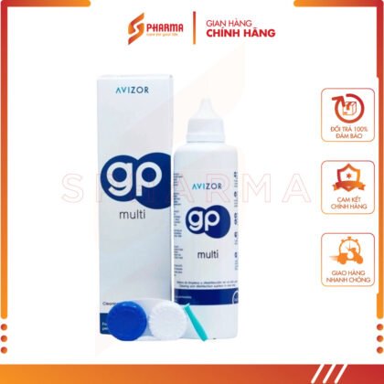 Avizor GP Multi 240ml - Dung dịch ngâm rửa kính áp tròng cứng, nước ngâm lens Ortho-K – Avizor [Tây Ban Nha] – Lọ x 240ml