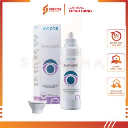 Avizor Eyewash - Dung dịch rửa mắt làm sạch bụi bẩn, vi khuẩn – Avizor [Tây Ban Nha] – Lọ x 250ml