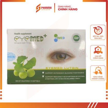 Eyemed+ - Viên uống hỗ trợ sáng mắt – Abipha [Việt Nam] – Hộp x 30 viên