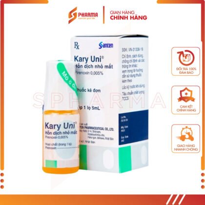 Dung dịch nhỏ mắt Kary Uni – Hỗ trợ đục thủy tinh thể mới phát  – Santen [Nhật Bản] – Lọ x 5ml