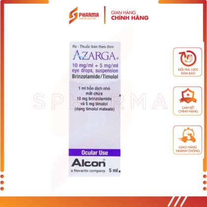 Azarga – Giảm áp lực nội nhãn  – Alcon [Hoa Kỳ] – 1 lọ x 5ml