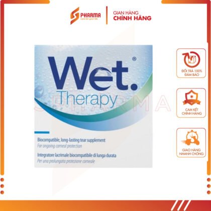 Wet Therapy – Nước mắt nhân tạo không chứa chất bảo quản  – Vita Research [Italy] – 20 tuýp x 0,4 ml