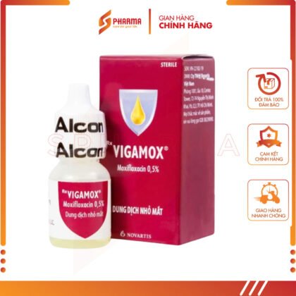 Vigamox – Hỗ trợ viêm kết mạc – Alcon [Hoa Kỳ] – Chai x 5ml