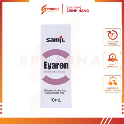 Eyaren – Hỗ trợ vẩn đục, xuất huyết pha lê thể, đục thủy tinh thể – Samil [Hàn Quốc] – Lọ x 10ml