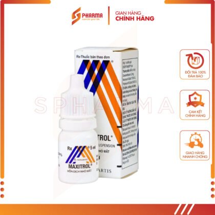 Dung dịch nhỏ mắt Maxitrol – Hỗ trợ viêm mắt – Alcon [Hoa Kỳ] – Lọ x 5ml