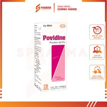 POVIDINE 5% – Sát trùng vùng da quanh mắt và kết mạc trước khi phẫu thuật  – Pharmedic [Việt Nam] – Lọ x 20ml