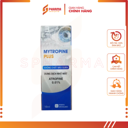 Mytropine Plus – Kiểm soát cận thị ở trẻ nhỏ – Indiana Ophthalmics  [Ấn Độ] – Lọ x 10ml